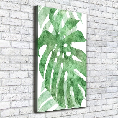 Verticale canvasfoto Monstera