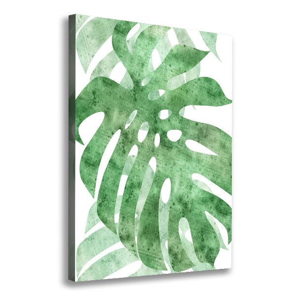Verticale canvasfoto Monstera