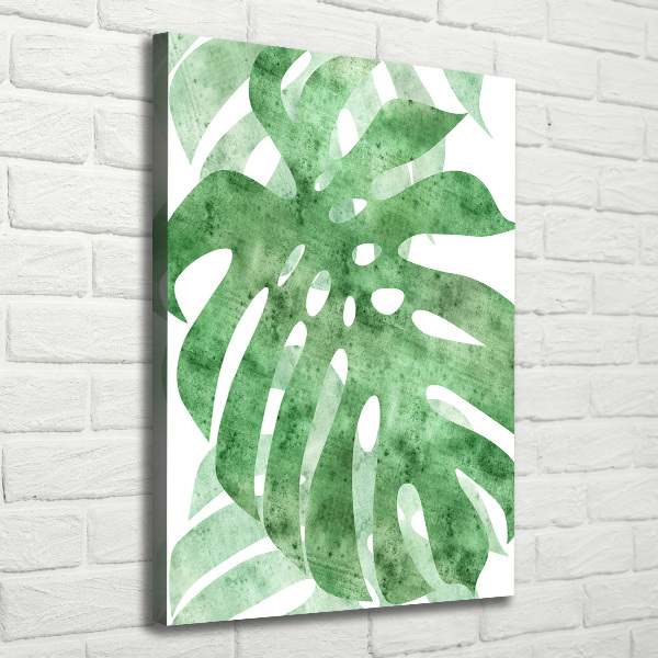 Verticale canvasfoto Monstera