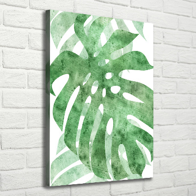 Verticale canvasfoto Monstera