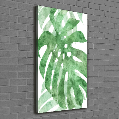 Verticale canvasfoto Monstera