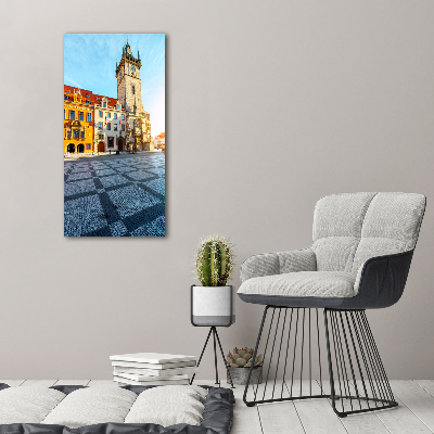 Verticale foto op canvas Praag, Tsjechië