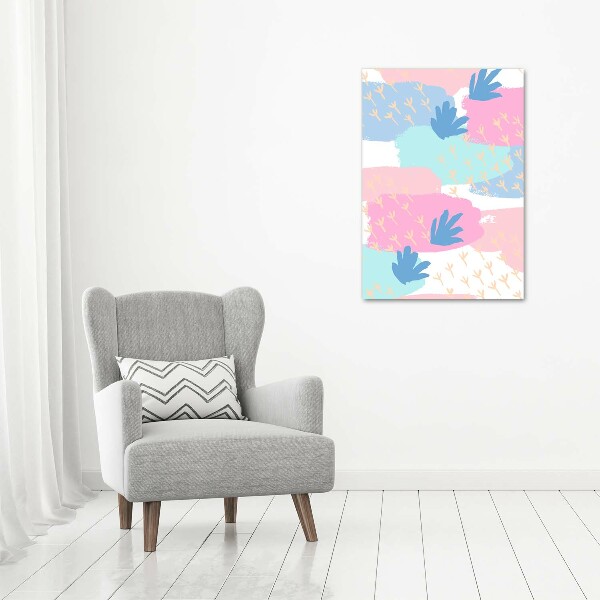 Verticaal canvasschilderij Kleurrijke vlekken