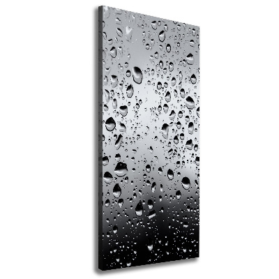 Verticaal schilderij op canvas Waterdruppels