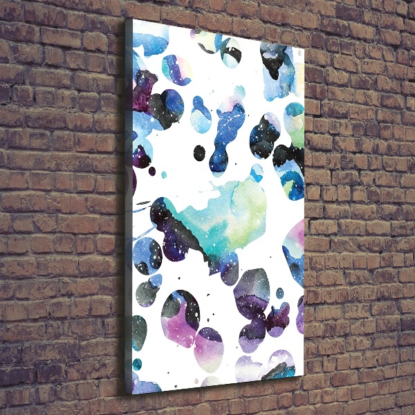 Verticale canvasfoto Kleurrijke melkweg