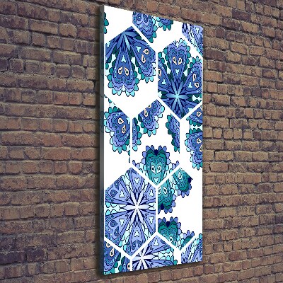 Verticaal canvasschilderij Mandala-elementen