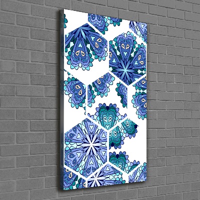 Verticaal canvasschilderij Mandala-elementen
