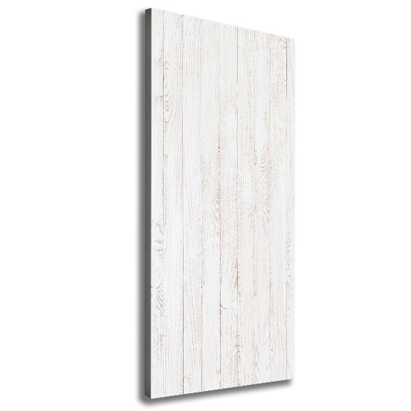 Verticaal schilderij op canvas Houten achtergrond