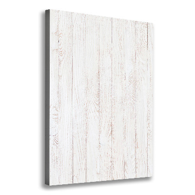 Verticaal schilderij op canvas Houten achtergrond