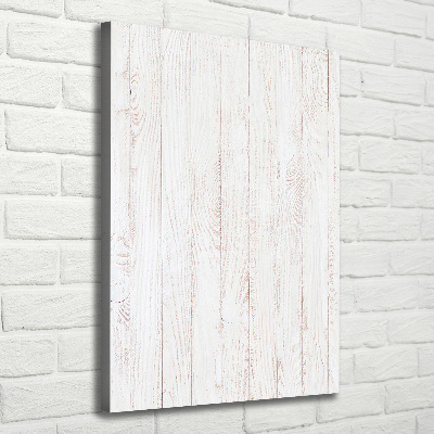 Verticaal schilderij op canvas Houten achtergrond