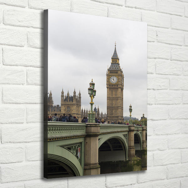 Verticale canvasfoto Big Ben Londen