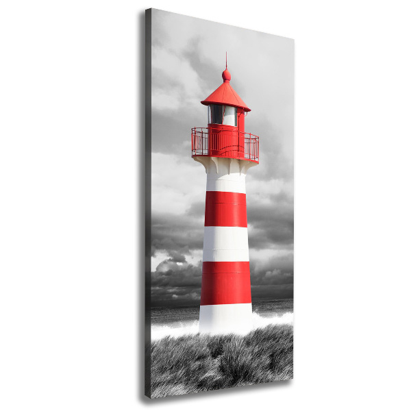 Verticaal canvasschilderij Vuurtoren