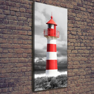 Verticaal canvasschilderij Vuurtoren