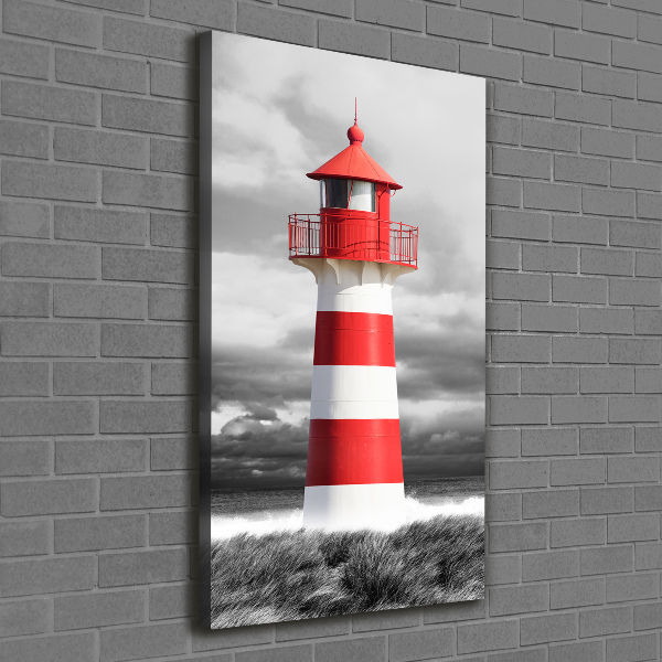 Verticaal canvasschilderij Vuurtoren