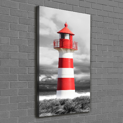 Verticaal canvasschilderij Vuurtoren