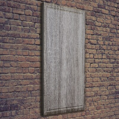 Verticale canvasfoto Hout
