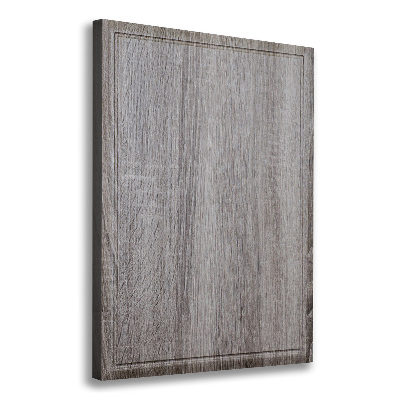 Verticale canvasfoto Hout