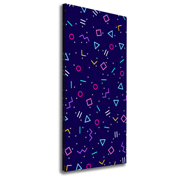 Verticale foto op canvas Geometrische achtergrond