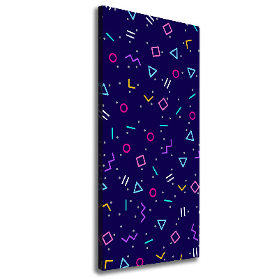 Verticale foto op canvas Geometrische achtergrond