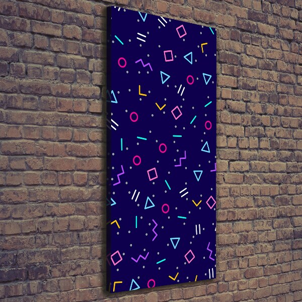 Verticale foto op canvas Geometrische achtergrond