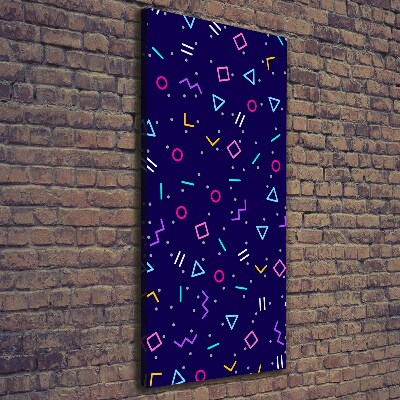Verticale foto op canvas Geometrische achtergrond