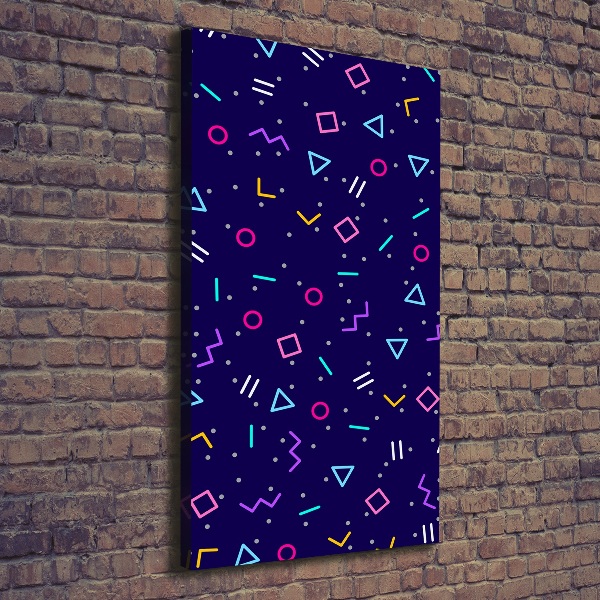 Verticale foto op canvas Geometrische achtergrond
