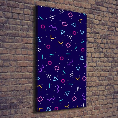 Verticale foto op canvas Geometrische achtergrond