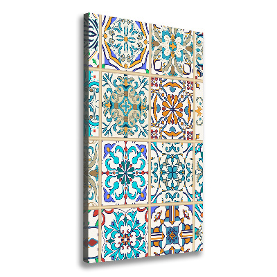 Verticale canvasfoto Keramische tegels