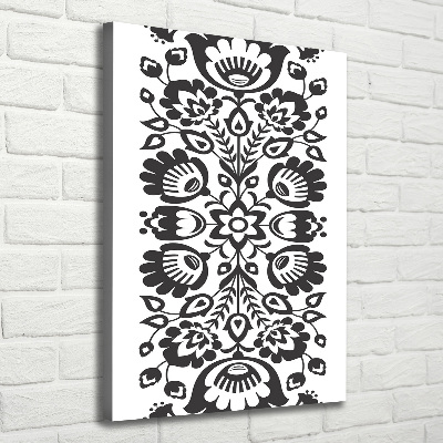 Verticale foto op canvas Volkspatroon