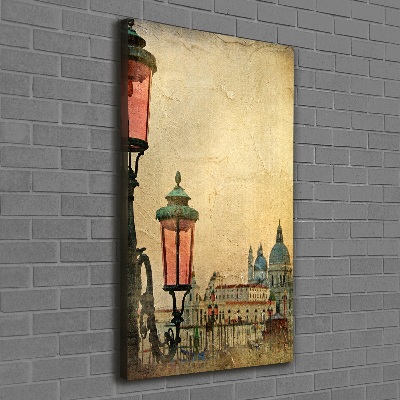 Verticaal canvasschilderij Venetië, Italië