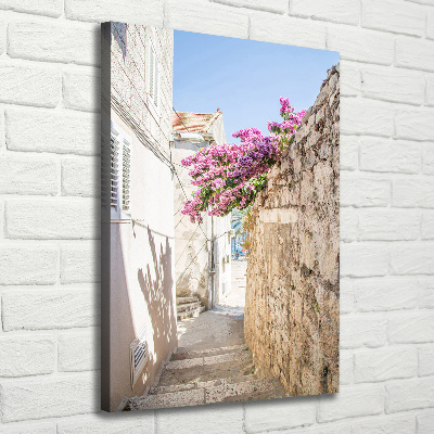 Verticaal schilderij op canvas Korčula, Kroatië