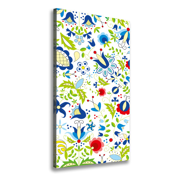 Verticaal canvasschilderij Etnisch patroon