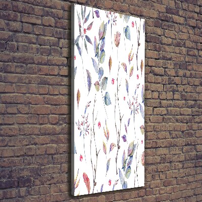 Verticaal schilderij op canvas Eucalyptusbladeren