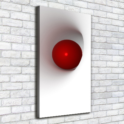 Verticaal canvasschilderij Abstracte bol