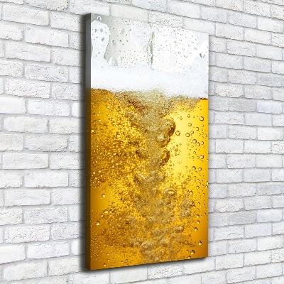 Verticaal canvasschilderij Bier