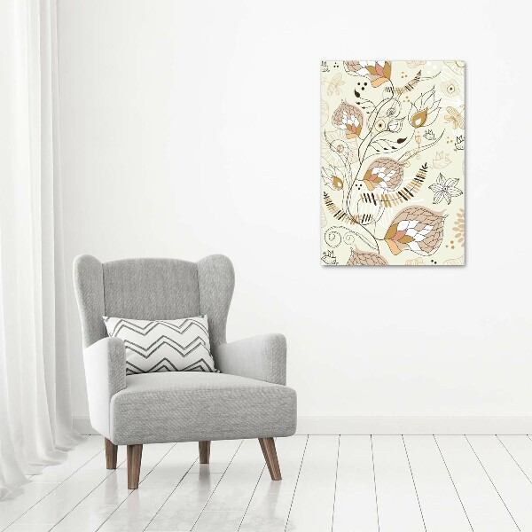 Verticale canvasfoto Ornamenten