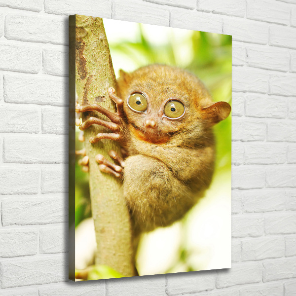 Verticaal canvasschilderij Spooktarsier