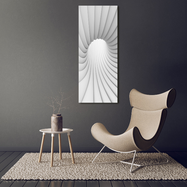 Verticale foto op canvas Abstracte tunnel