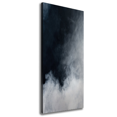 Verticale canvasfoto Witte rook