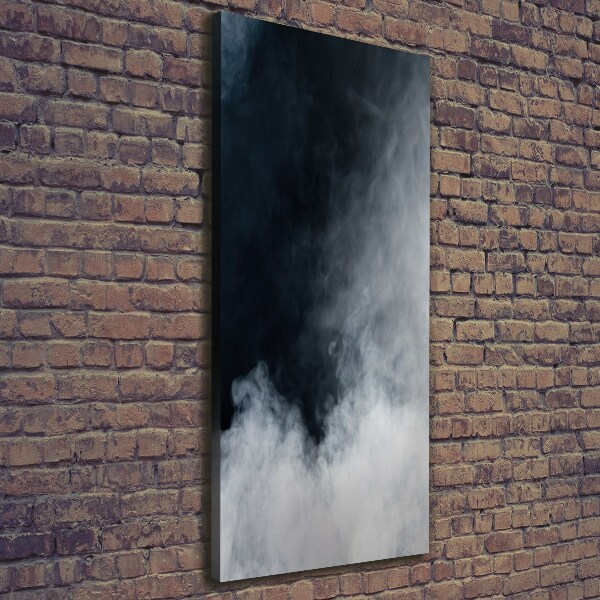 Verticale canvasfoto Witte rook