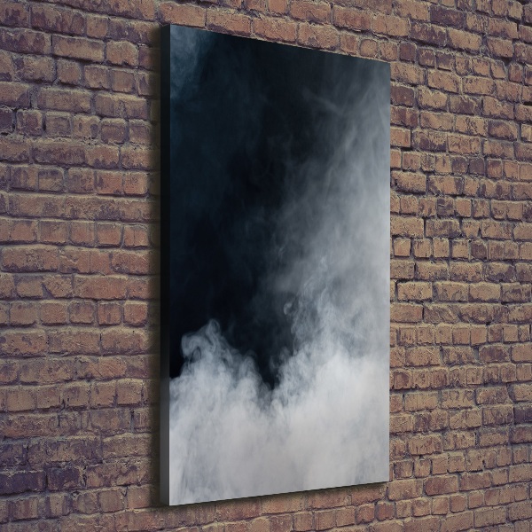 Verticale canvasfoto Witte rook