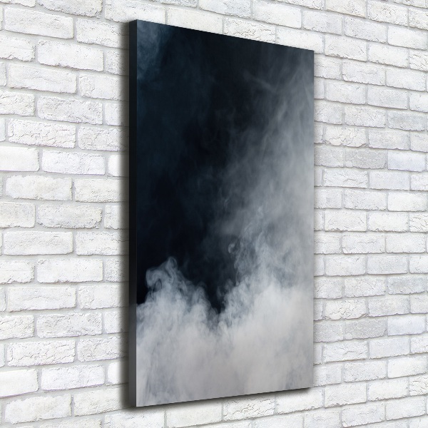 Verticale canvasfoto Witte rook