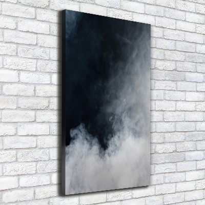 Verticale canvasfoto Witte rook