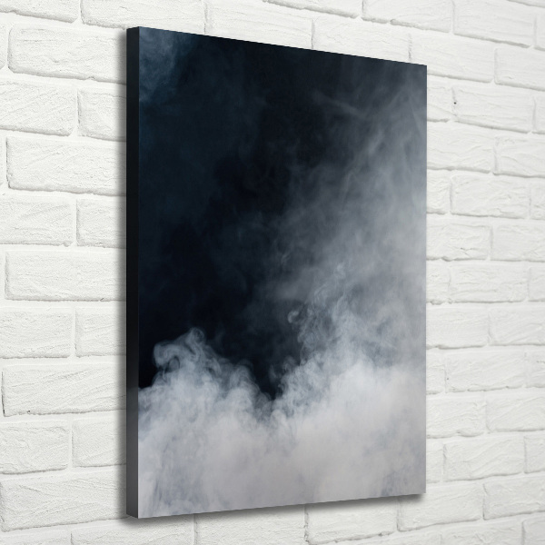 Verticale canvasfoto Witte rook