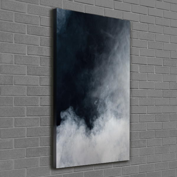 Verticale canvasfoto Witte rook