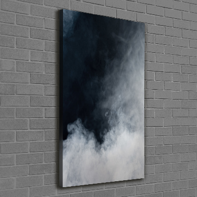 Verticale canvasfoto Witte rook