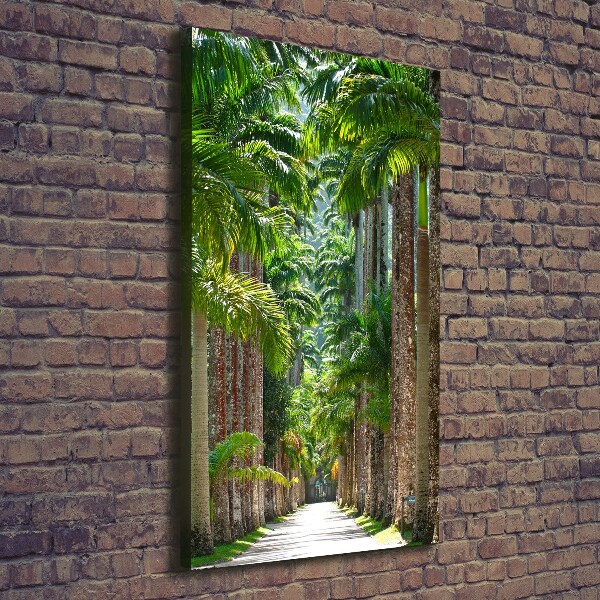 Verticaal schilderij op canvas Palmbomen