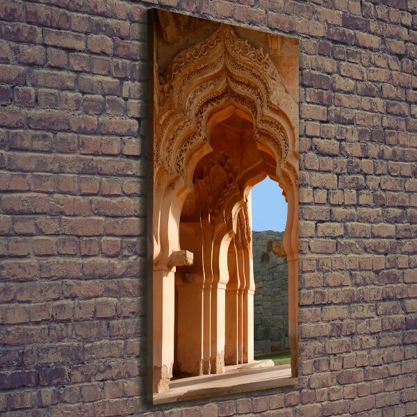 Verticale foto op canvas Lotus Mahal Hampi