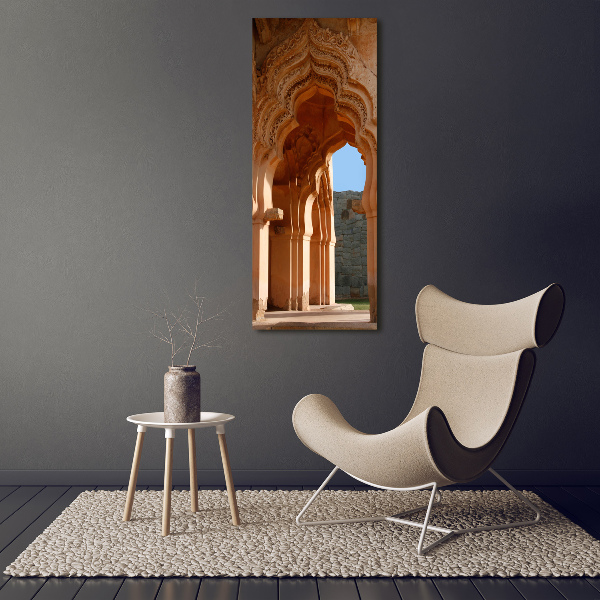 Verticale foto op canvas Lotus Mahal Hampi