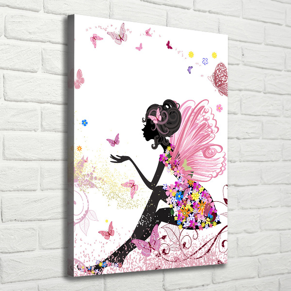 Verticale canvasfoto Goede fee